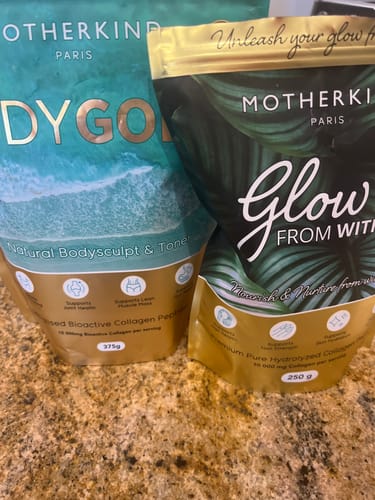 Customer photo review of Glow & GOLD Collagen Starter Kit