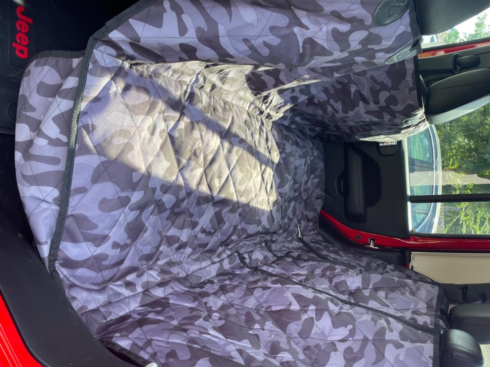 Customer photo review of Rear Seat Cover for Fold Down Seats with Hammock - Regular