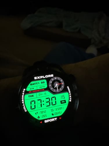Customer photo review of ZE™ Force Smartwatch – Power Your Day, Track Your Way