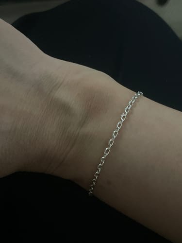 Customer photo review of Permanent jewelry