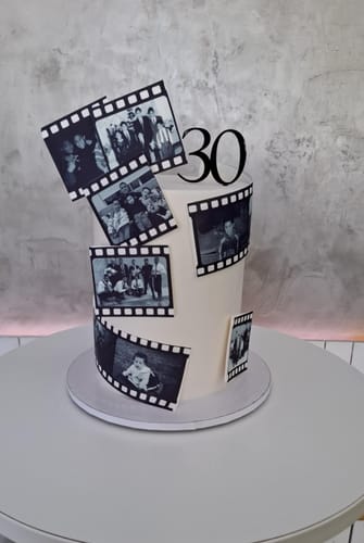 Customer photo review of Film Reel - Custom Edible Icing Image