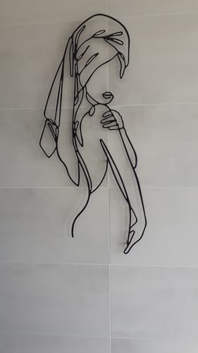 Customer photo review of Décoration Murale en Métal - Élégance éternelle