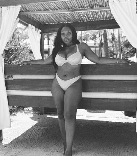 Customer photo review of Dusty Rose Perforated Underwire