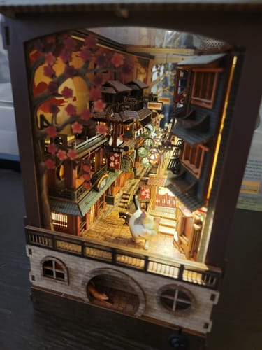 Customer photo review of JiuFen Old Street Book Nook Kit