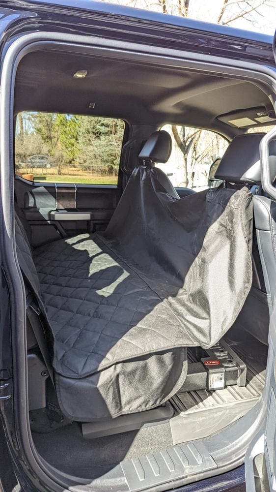 Customer photo review of Rear Seat Cover for Fold Down Seats with Hammock - Regular