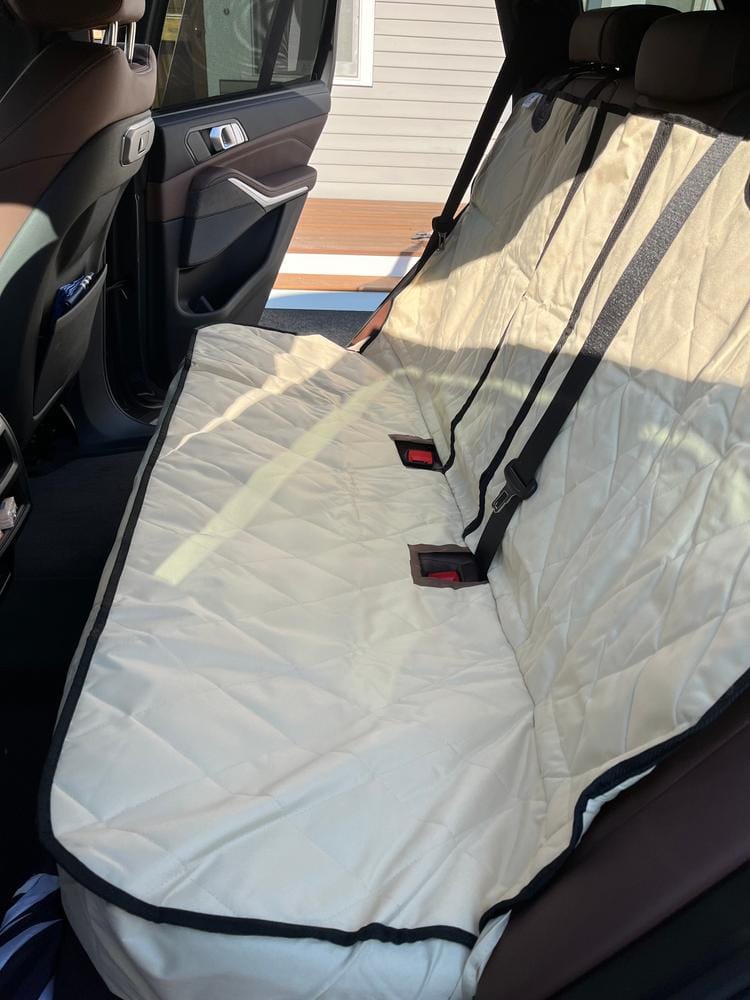 Customer photo review of Rear Seat Cover for Fold Down Seats with Hammock - Regular