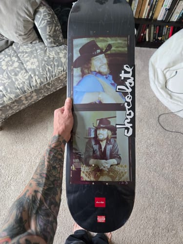 Customer photo review of Waylon x Chocolate - Capps Ramblin' Man Skate Deck