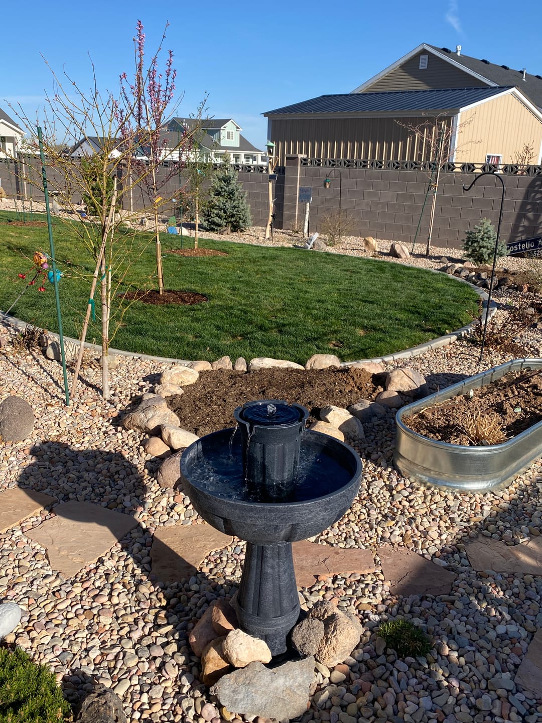 Customer photo review of Bari 5-In-1 Cordless Fluted Fountain