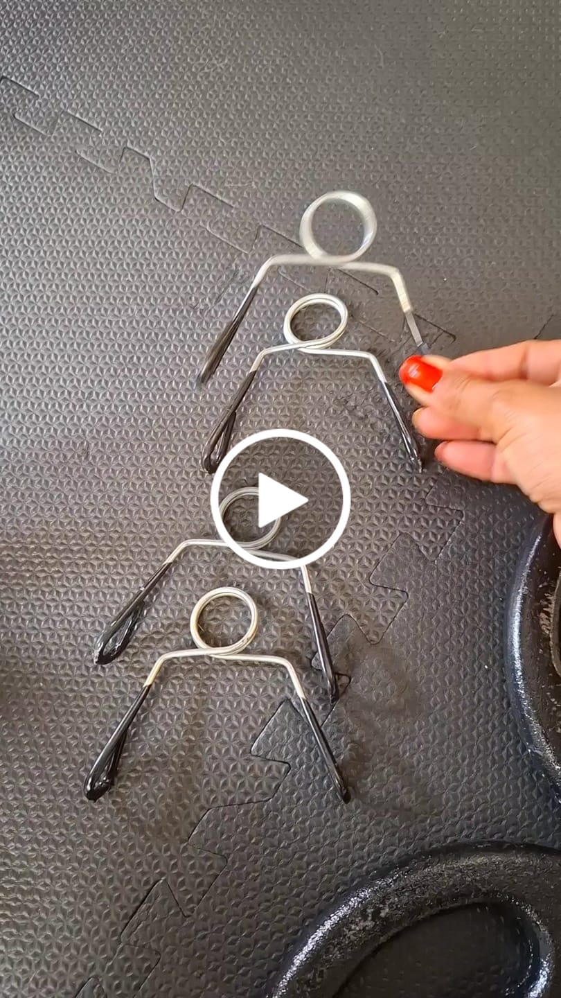 Customer video review of Par de Presilhas 28mm com Cabo Emborrachado para Barras e Halteres