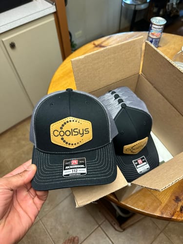 Customer photo review of Richardson 112 Custom Leather Patch Hat