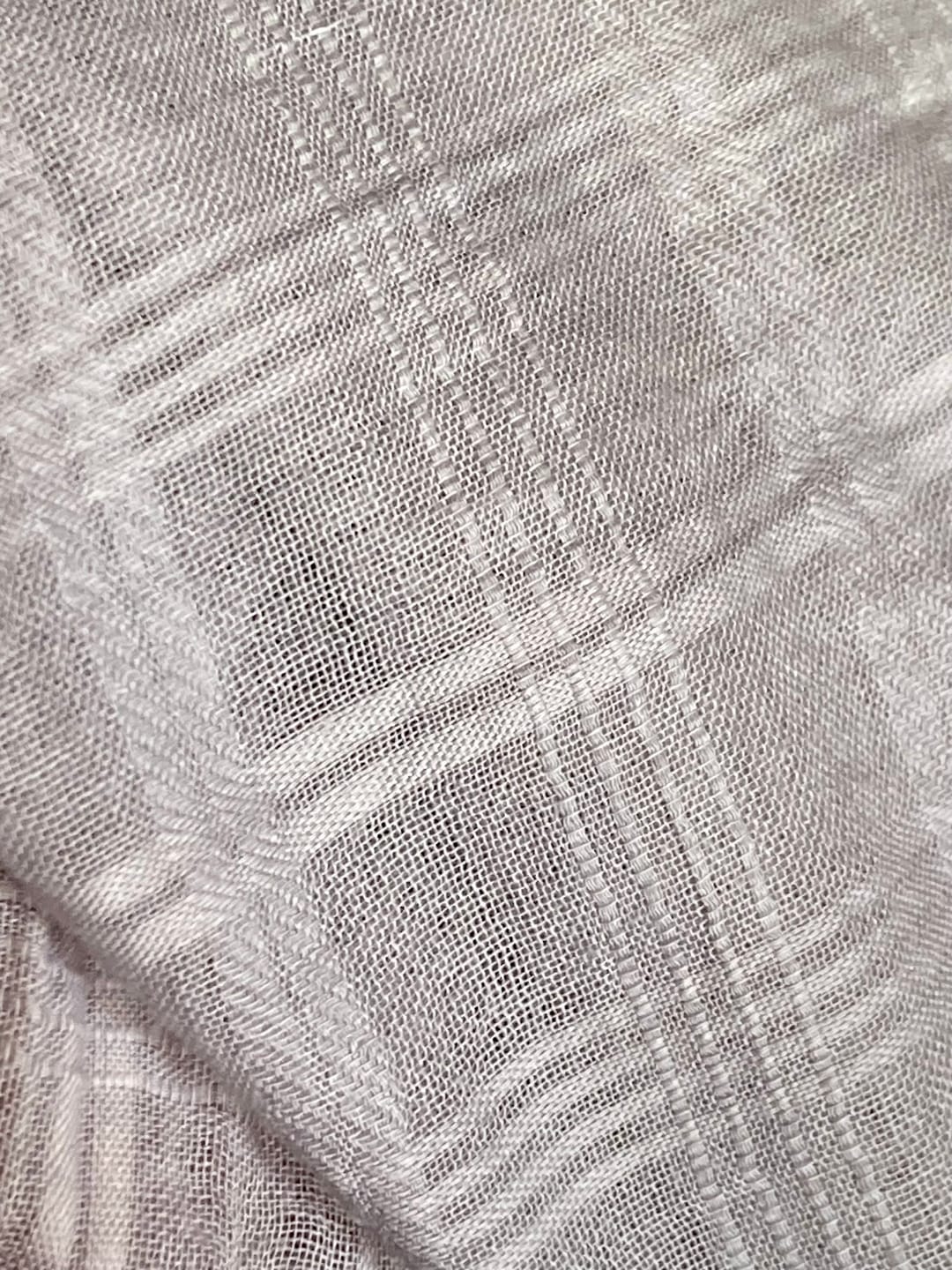 Customer photo review of Grey Checkered Muslin Fabric