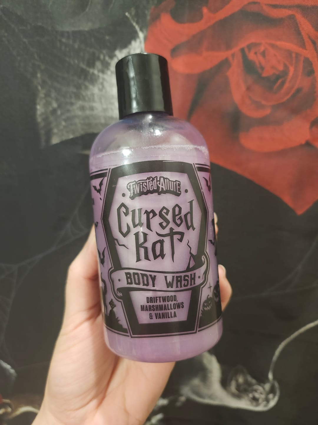 Customer photo review of Cursed Kat Body Wash