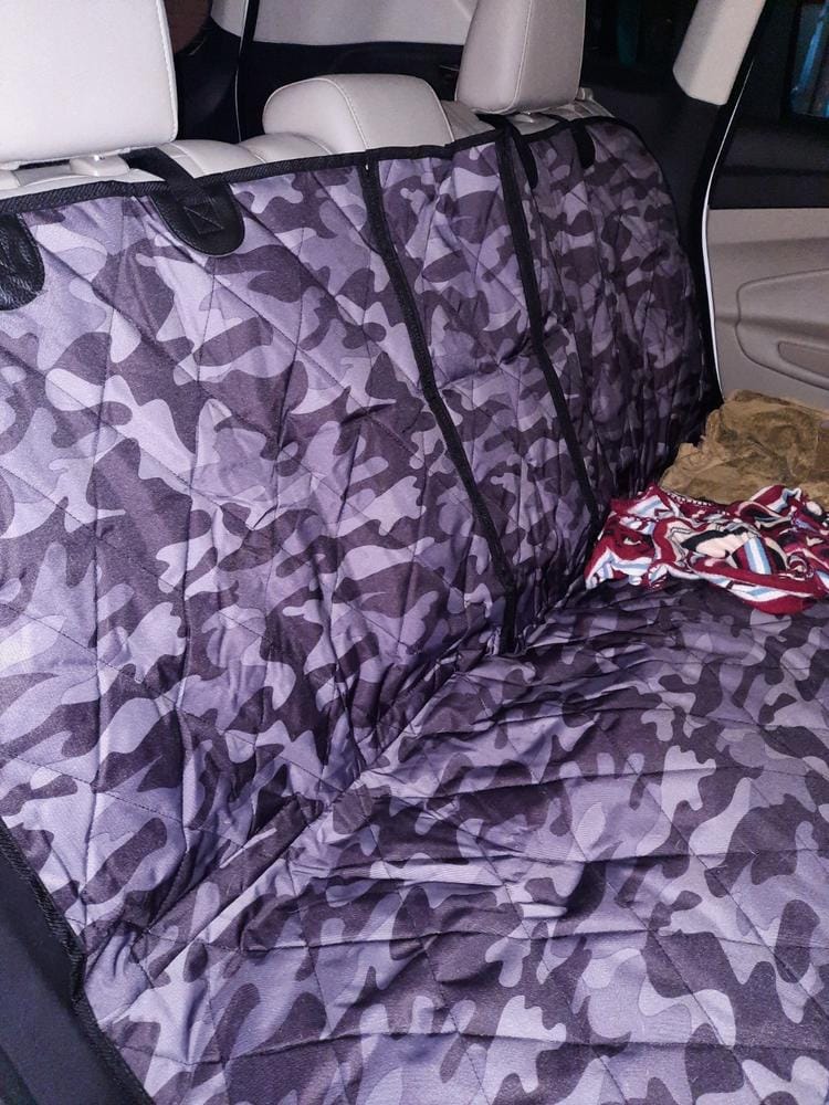 Customer photo review of Rear Seat Cover for Fold Down Seats with Hammock - Regular