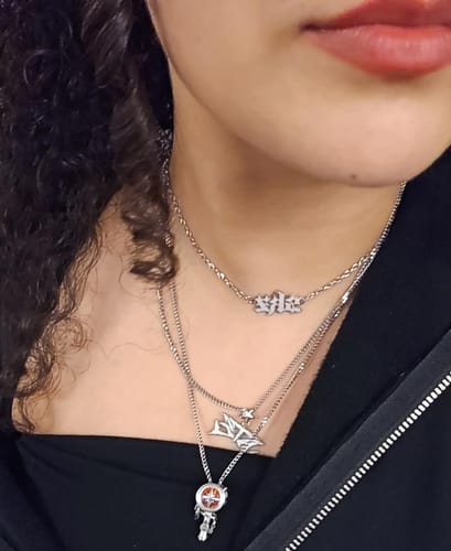Customer photo review of SKZ Pendant Necklace