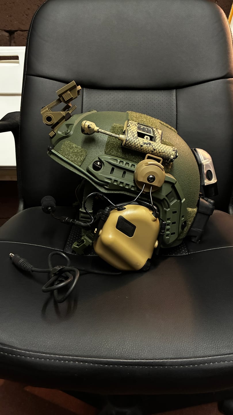 Customer photo review of Cygnus Armory - Premium FAST Helmet XP