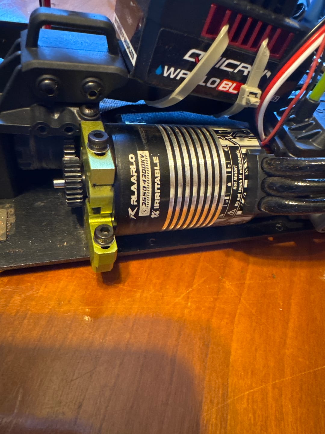 Customer photo review of Brushless Motor With Temperature Sensing Line For RC CAR
