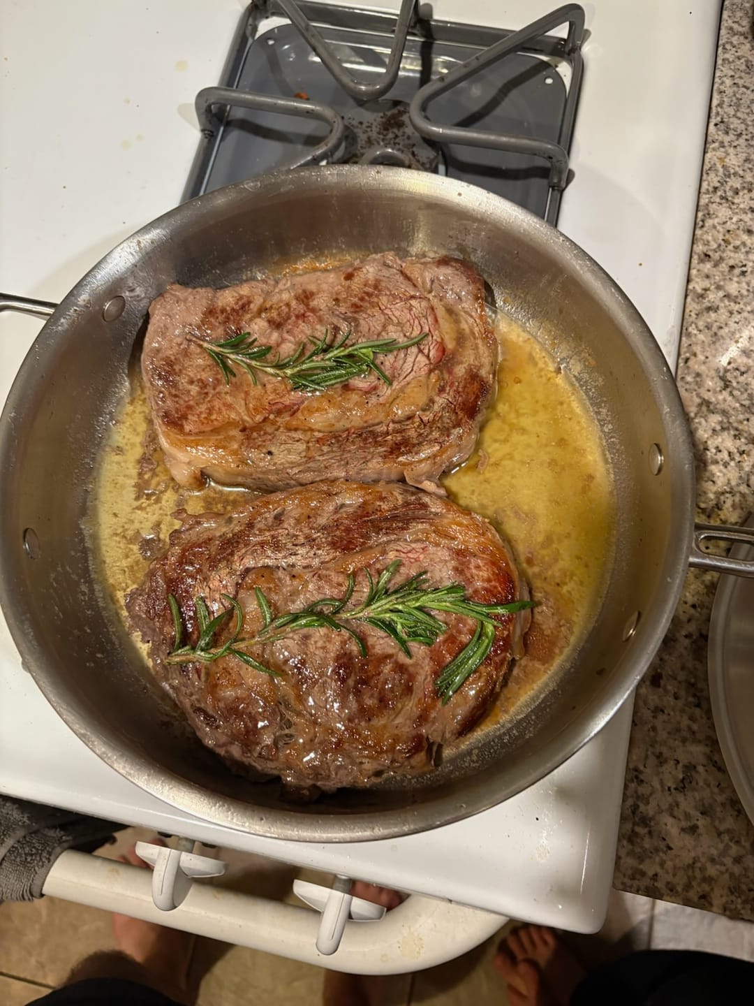 Customer photo review of USDA Choice Family Steak Pack