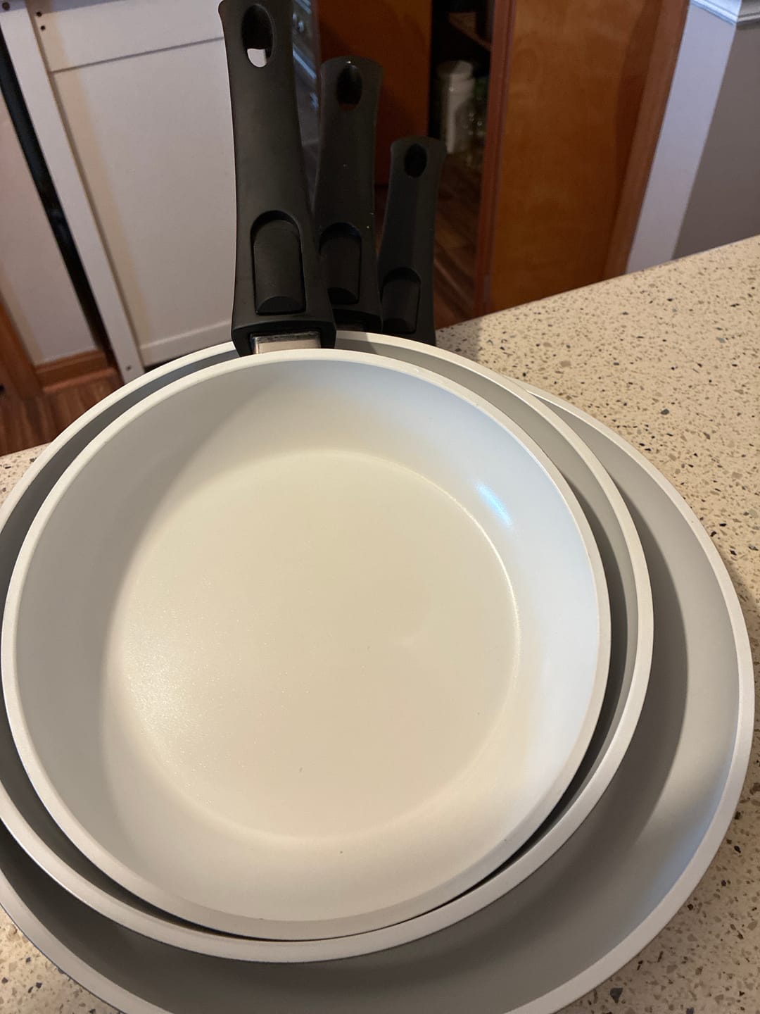 Customer photo review of P600 Cookware Frying Pan Set