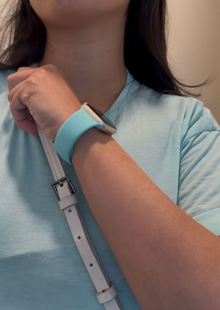 Customer photo review of Apple Band Silicone Solid - SeaFoam