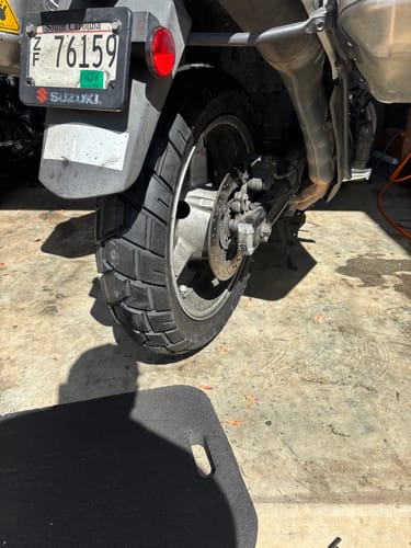 Customer photo review of SHINKO 705 Dual Sport Tires