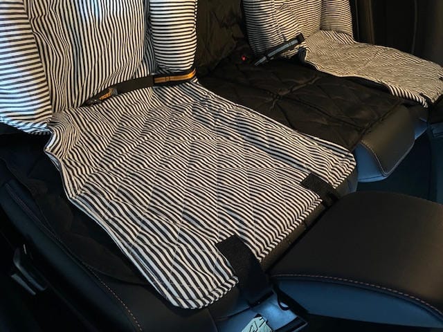 Customer photo review of Rear Seat Cover for Fold Down Seats with Hammock - Regular