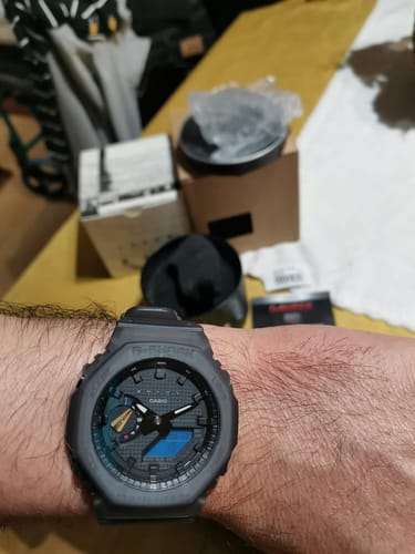 Customer photo review of Reloj Casio G-Shock Royal Oak "Casioak" GA-2100FT-8AER FUTUR Gris