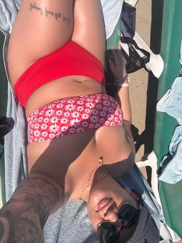 Customer photo review of 'Fearless' Bandeau Bikini Top