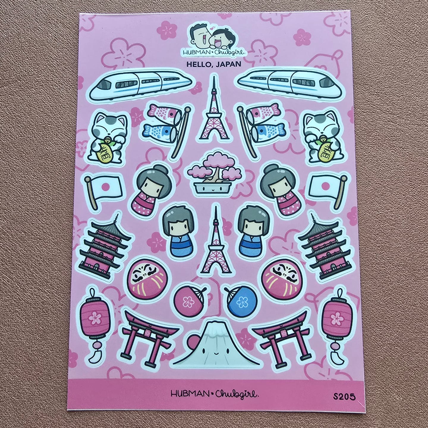Customer photo review of Japan Things Sticker Sheet