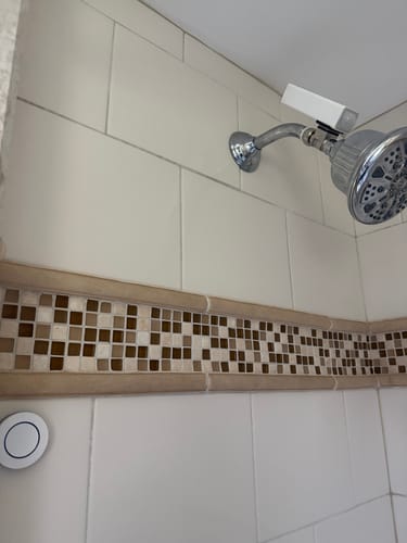 Customer photo review of The Shower Wizard - Shower Timer with Shut off Valve