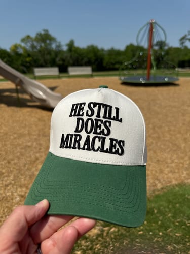 Customer photo review of Hat: He Still Does Miracles