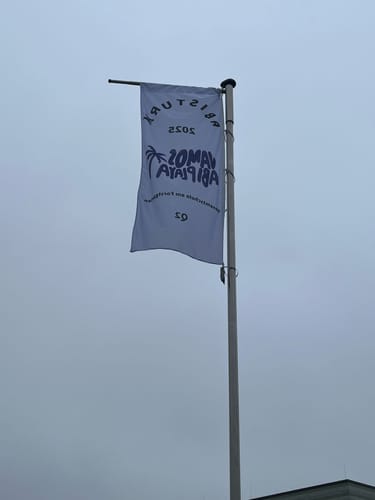 Customer photo review of Fahne inkl. Druck