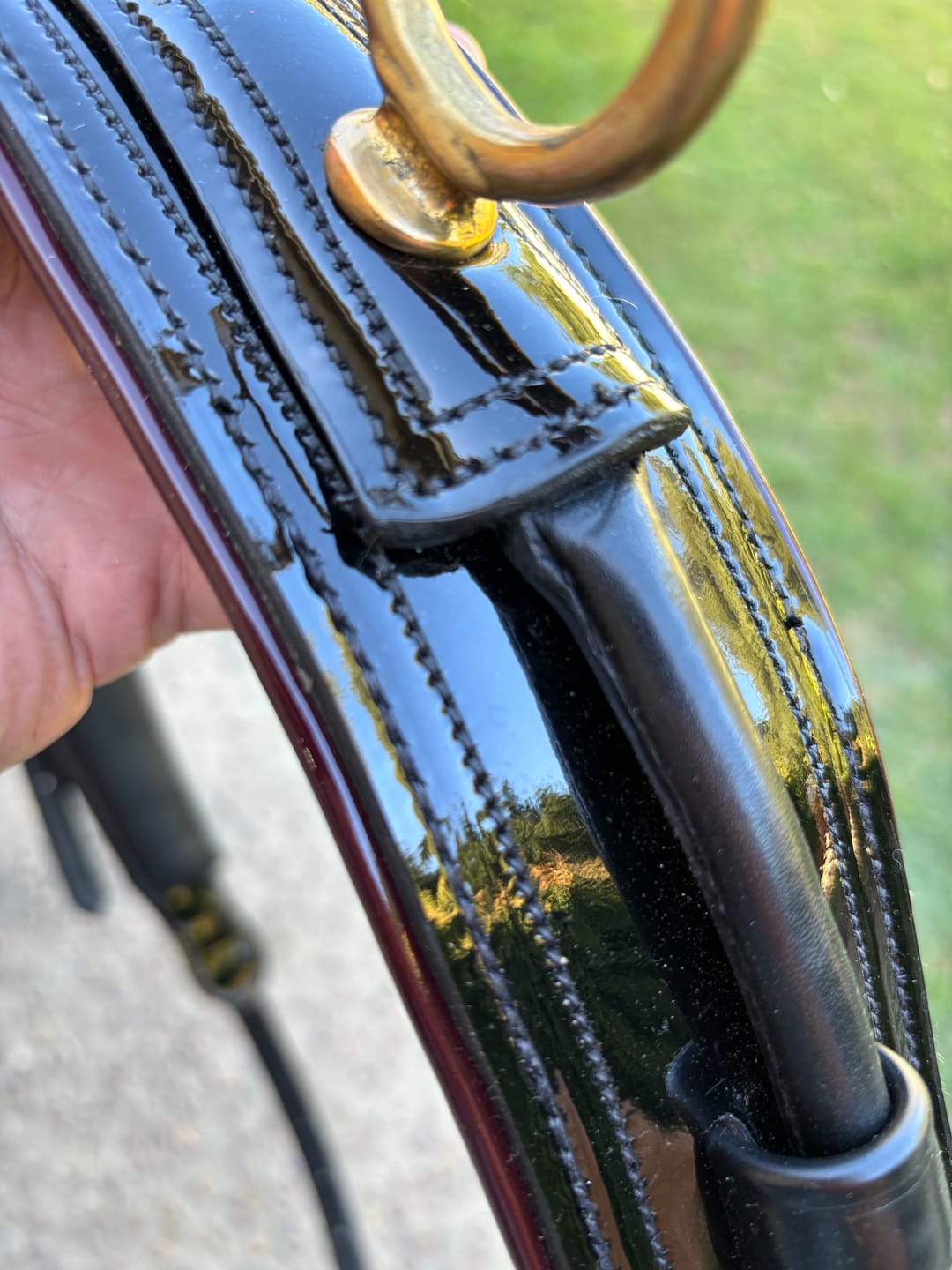 Customer photo review of Patent Calf