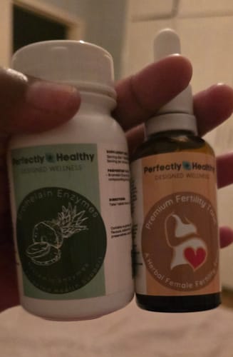 Customer photo review of Blocked Fallopian Tubes & Fertility Combo