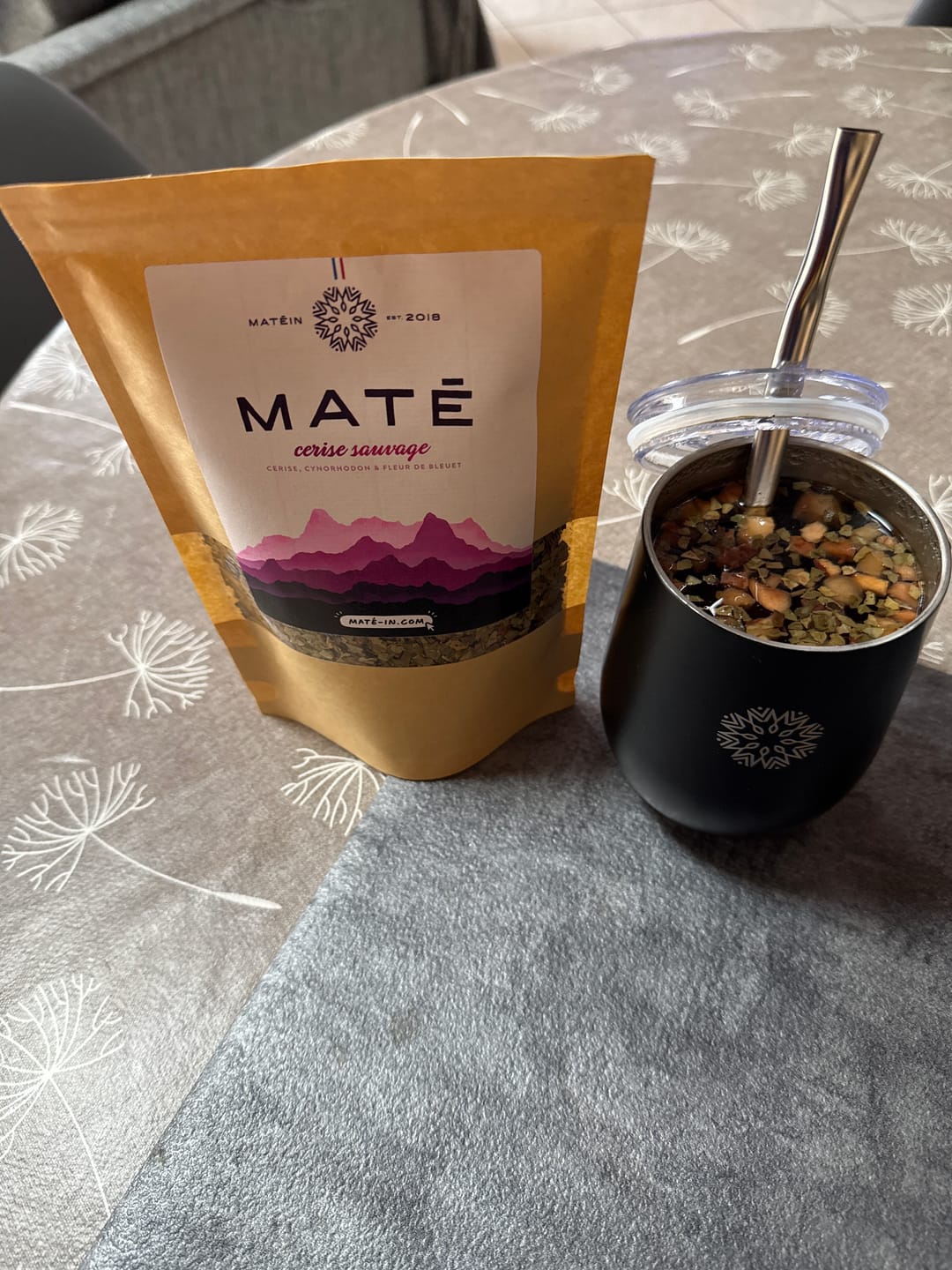 Customer photo review of Maté Cerise Sauvage 🍒