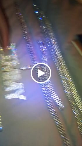Customer video review of Large Bold Font Custom Letter Pendant