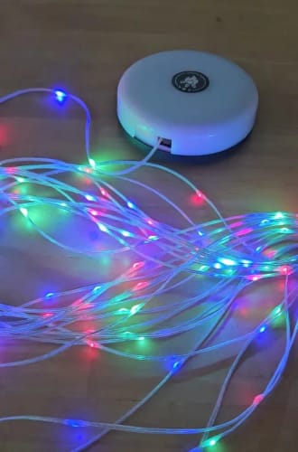 Customer photo review of RGB Camping Lights Disk Light with Retractable LED Strip Magnetic & Portable