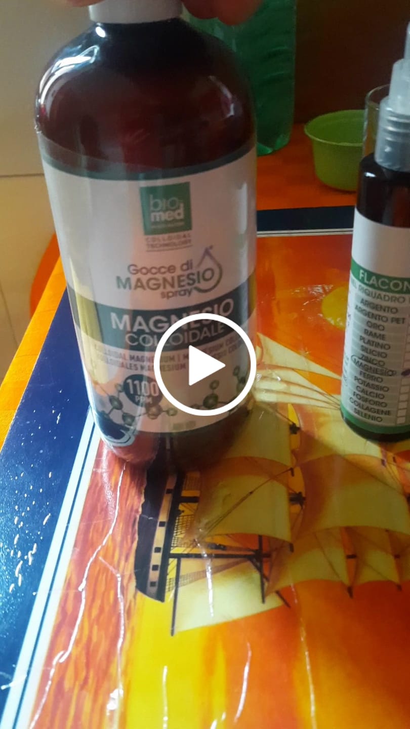 Customer video review of MAGNESIO COLLOIDALE SPRAY SUBLINGUALE ATTIVO BIOMED - 500 ml. - 1100 ppm