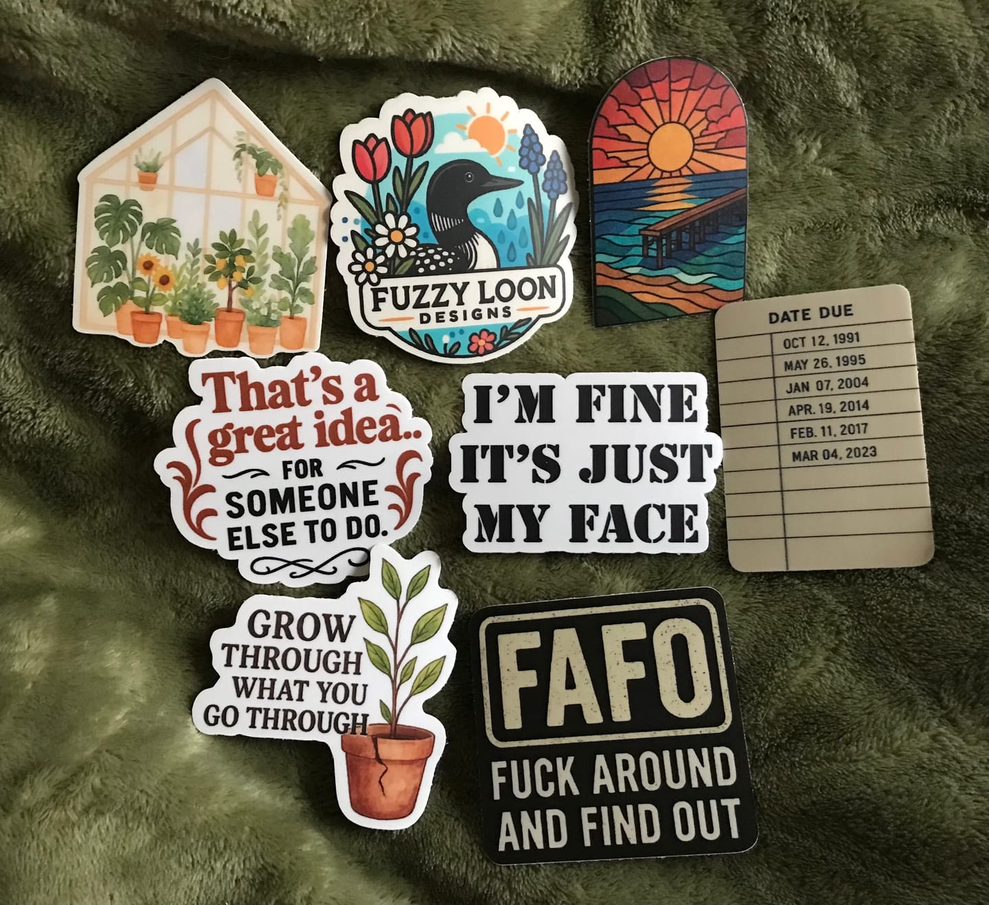 Customer photo review of STICKER CLUB | Monthly Sticker Subscription