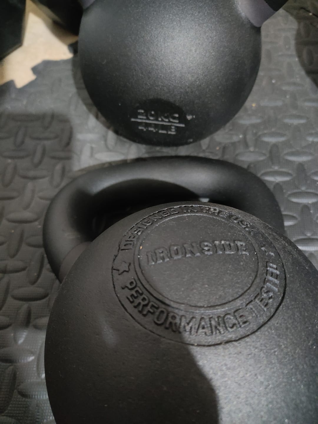 Customer photo review of Kettlebell Premium 4 a 36 kg IRONSIDE