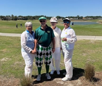 Customer photo review of St. Patricks day Argyle plaid-Men's Golf Knickers Pants
