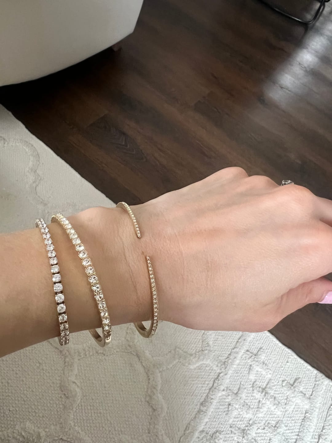 Customer photo review of Classic Tennis Bangle