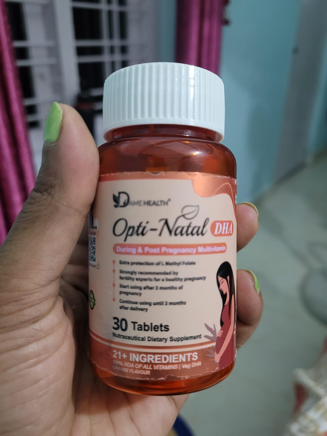 Customer photo review of Pregnancy Support Plus I Women's Complete Prenatal Multivitamin