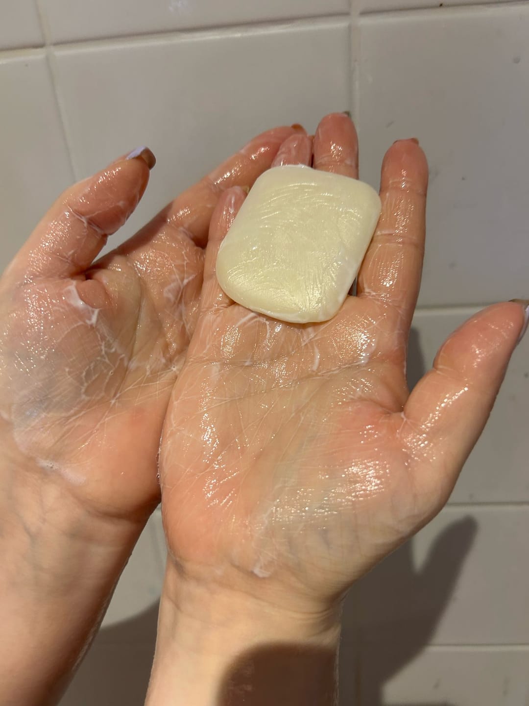 Customer photo review of Grass-Fed Tallow Soap | Moisturising Cleansing Bar