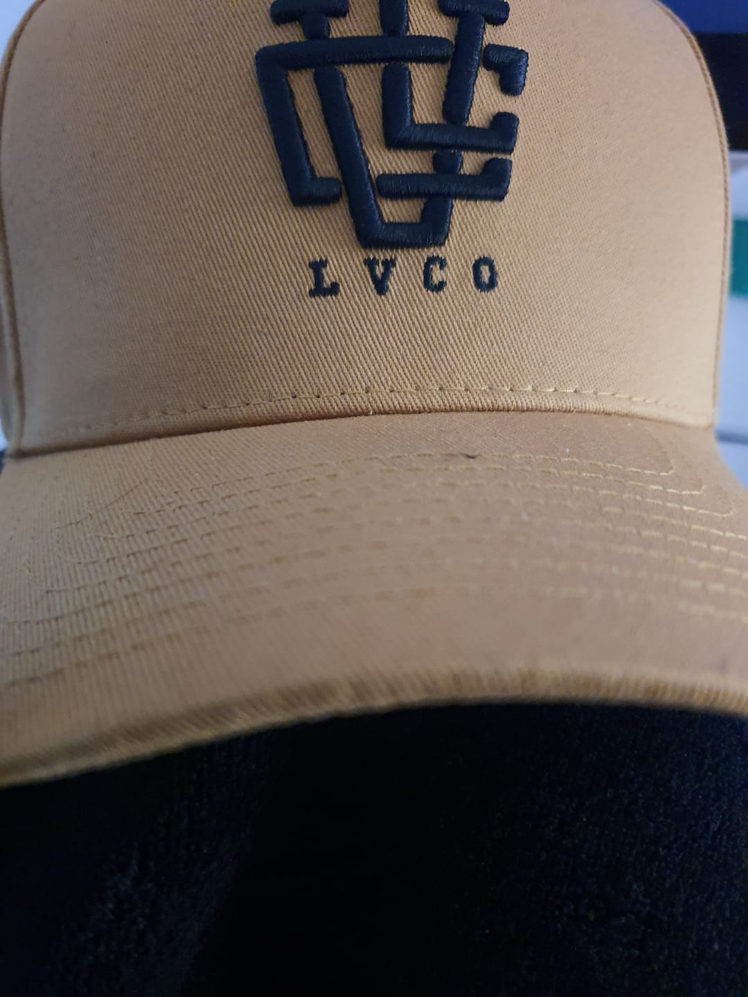 Customer photo review of LVCO "Vegas Gold" A-Frame Snapback