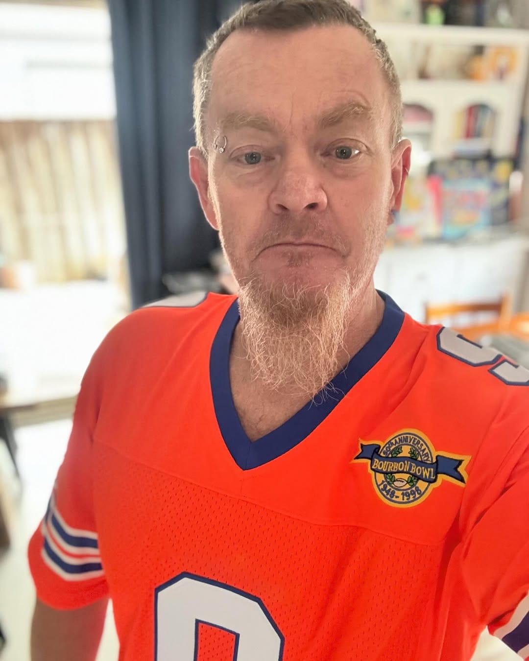 Customer photo review of Waterboy 'Bobby Boucher' Football Jersey