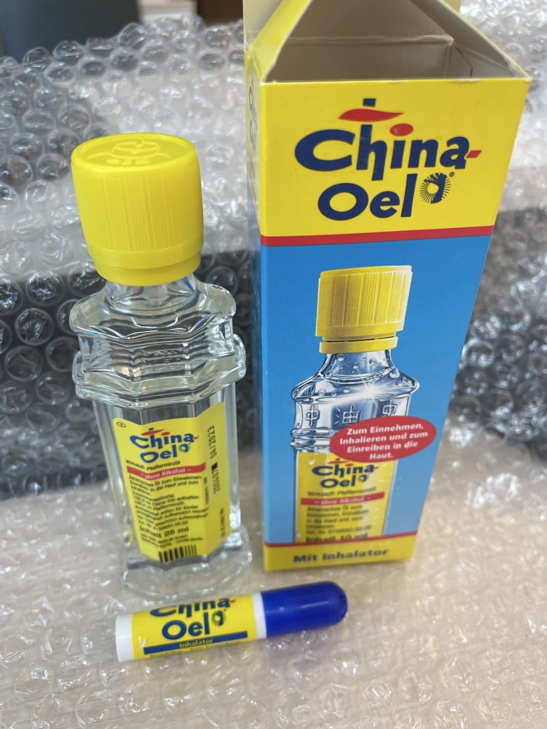Customer photo review of 德國百靈油 China Oel (100ml | 25ml | 10ml)