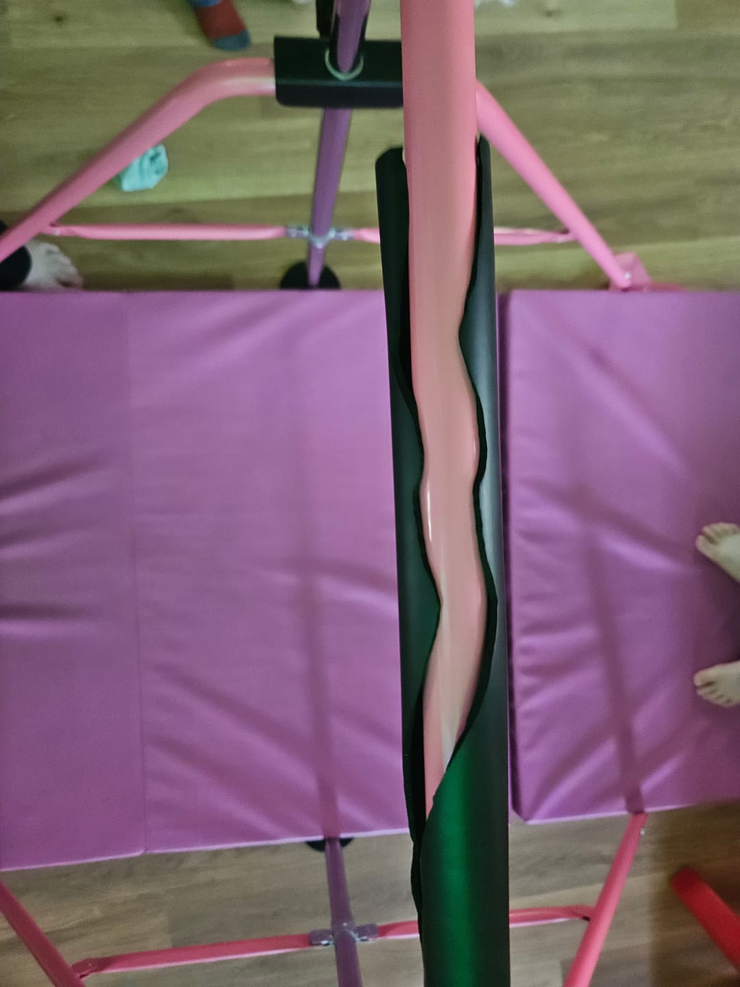 Customer photo review of Kangaroo Hoppers Kids’ Gymnastics kip bar bundle