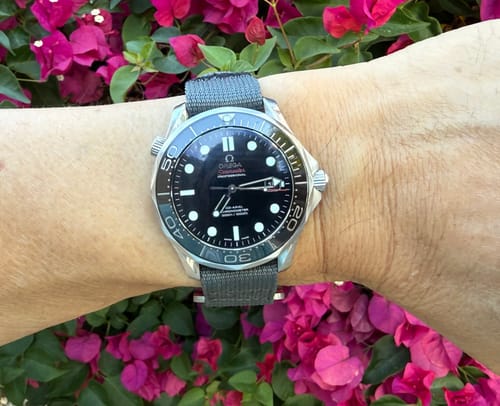 Customer photo review of Glomar Explorer - Hook And Loop Watch Strap