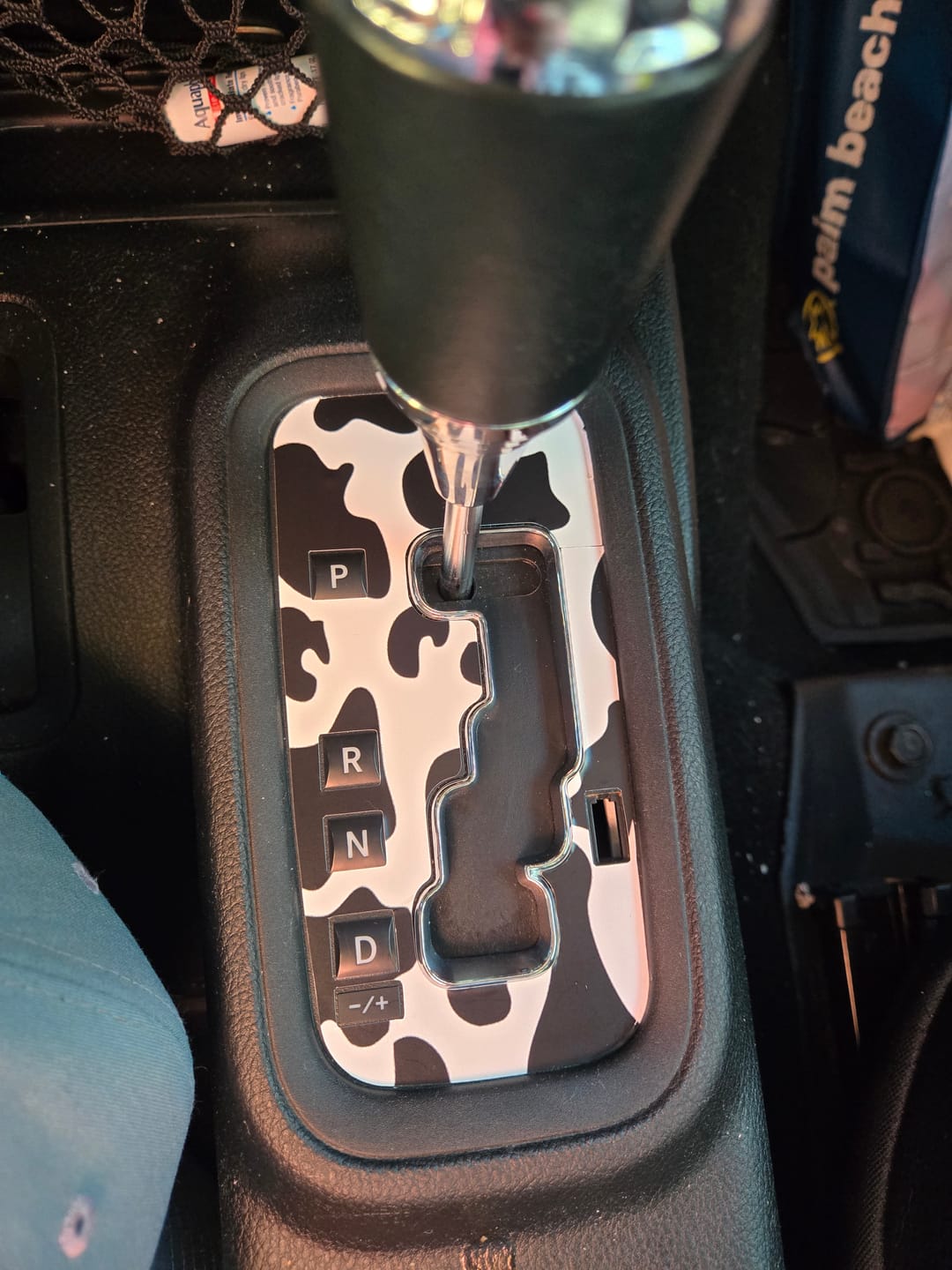 Customer photo review of Gear Shift Box Decal | fits 2012-2018 Wrangler JK