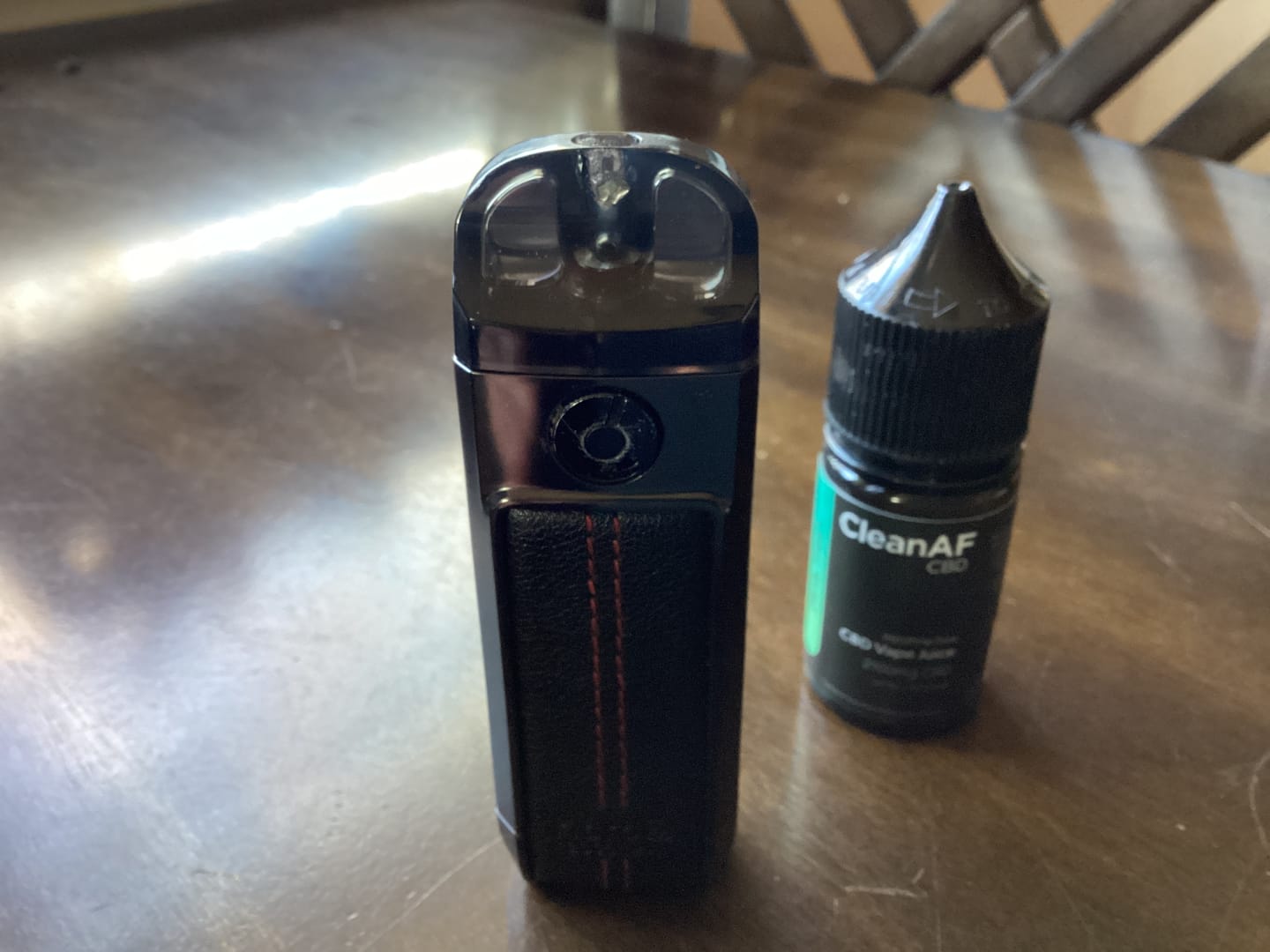 Customer photo review of Minty Fresh CBD Vape Juice